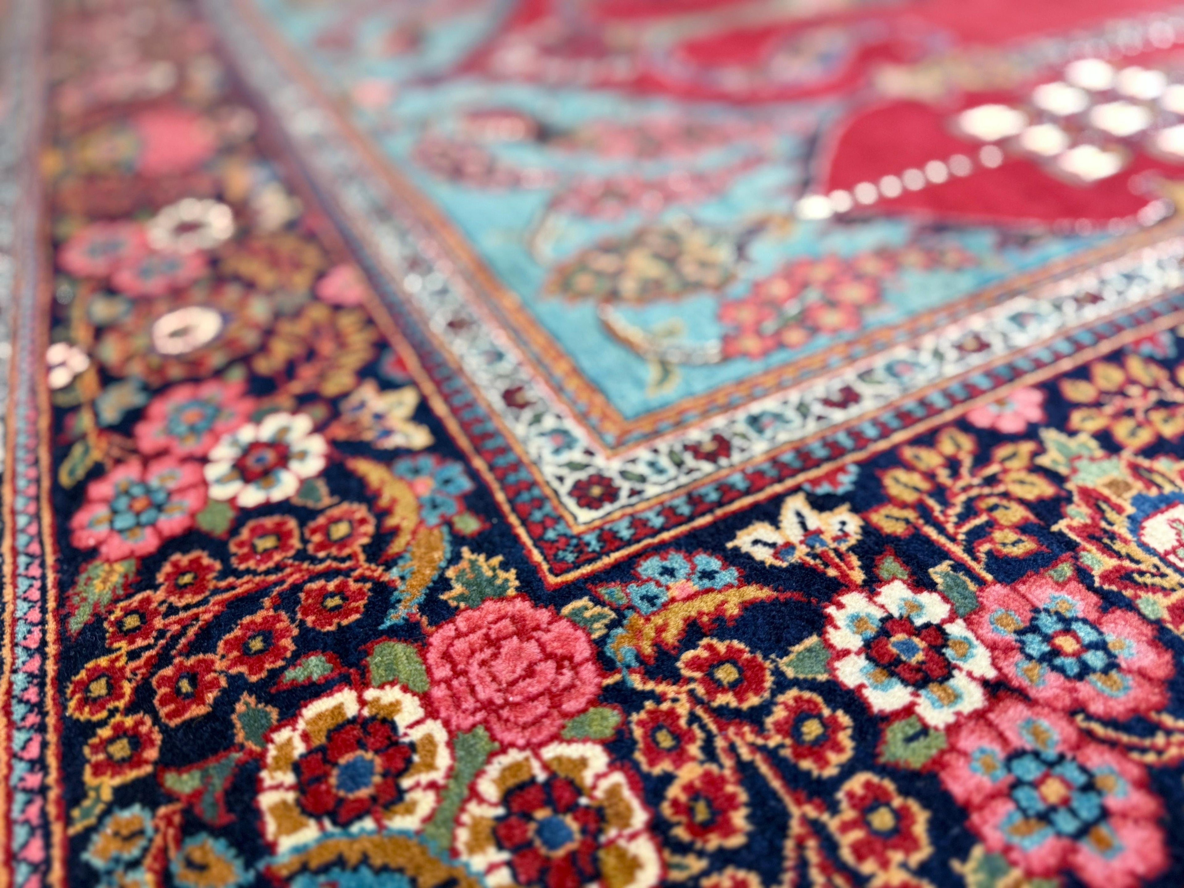 Kashan wool rug