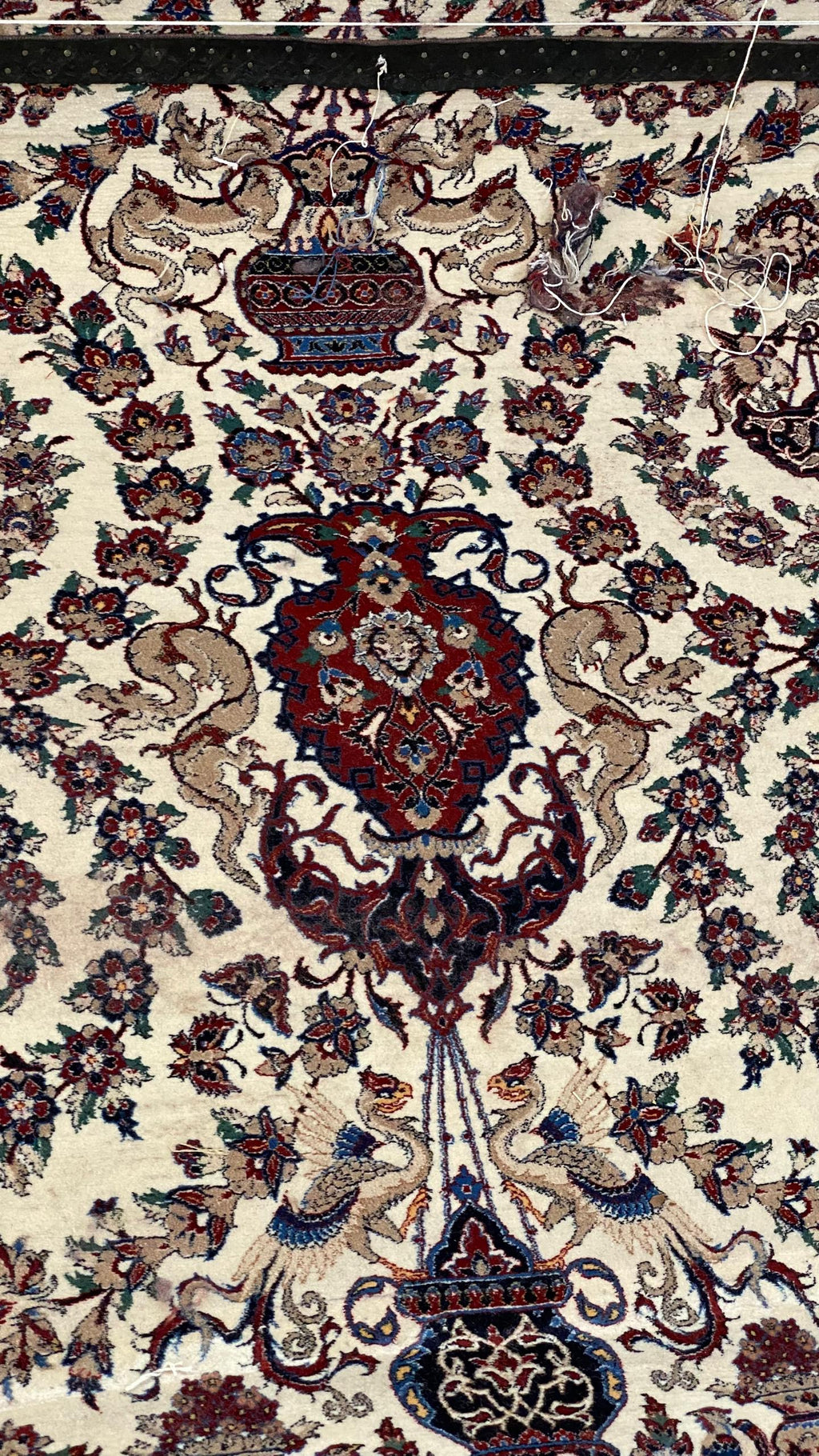 Gandil & Birds By Master Weaver Farsad Bagher Seirefian