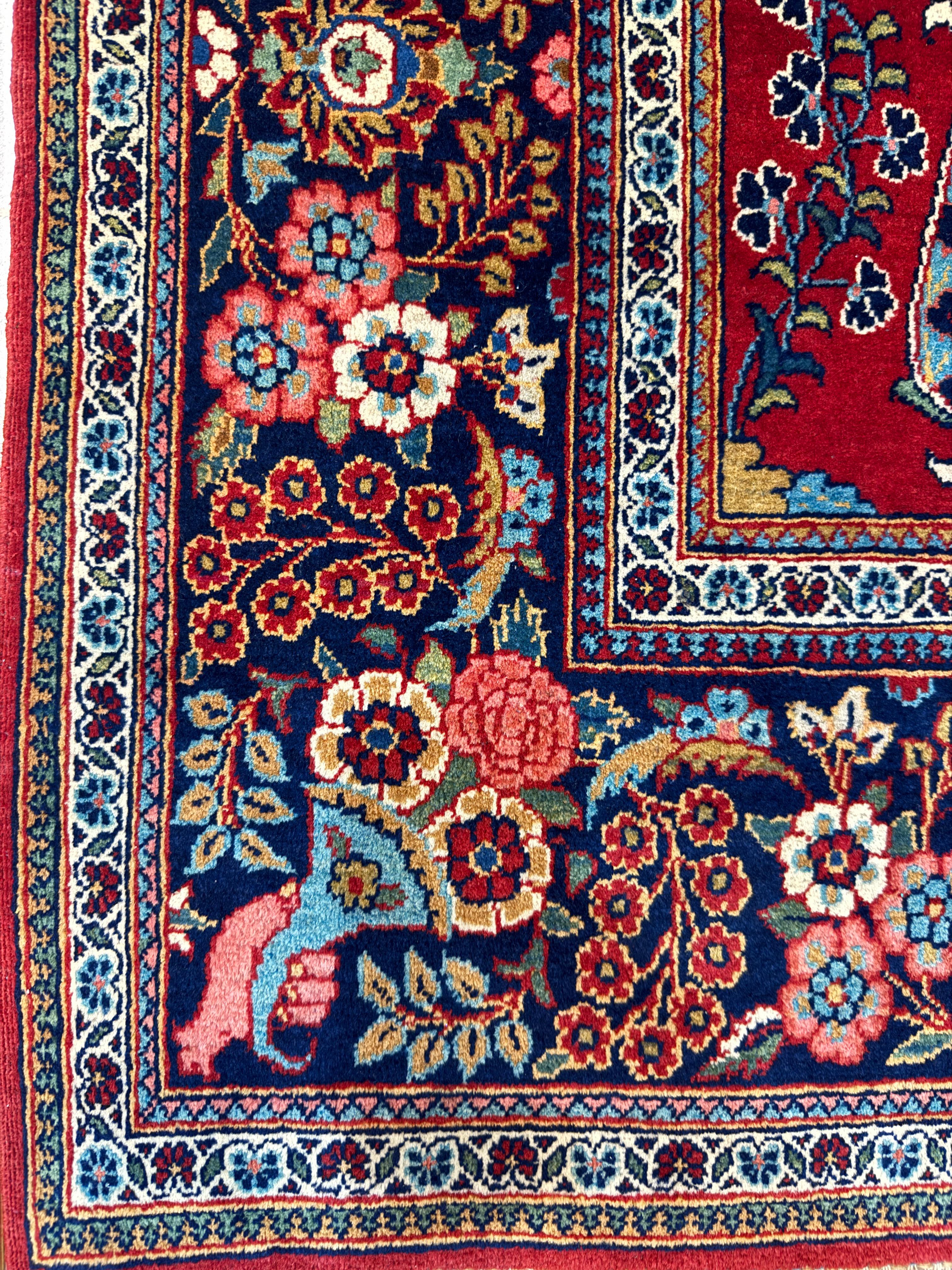Kashan wool rug