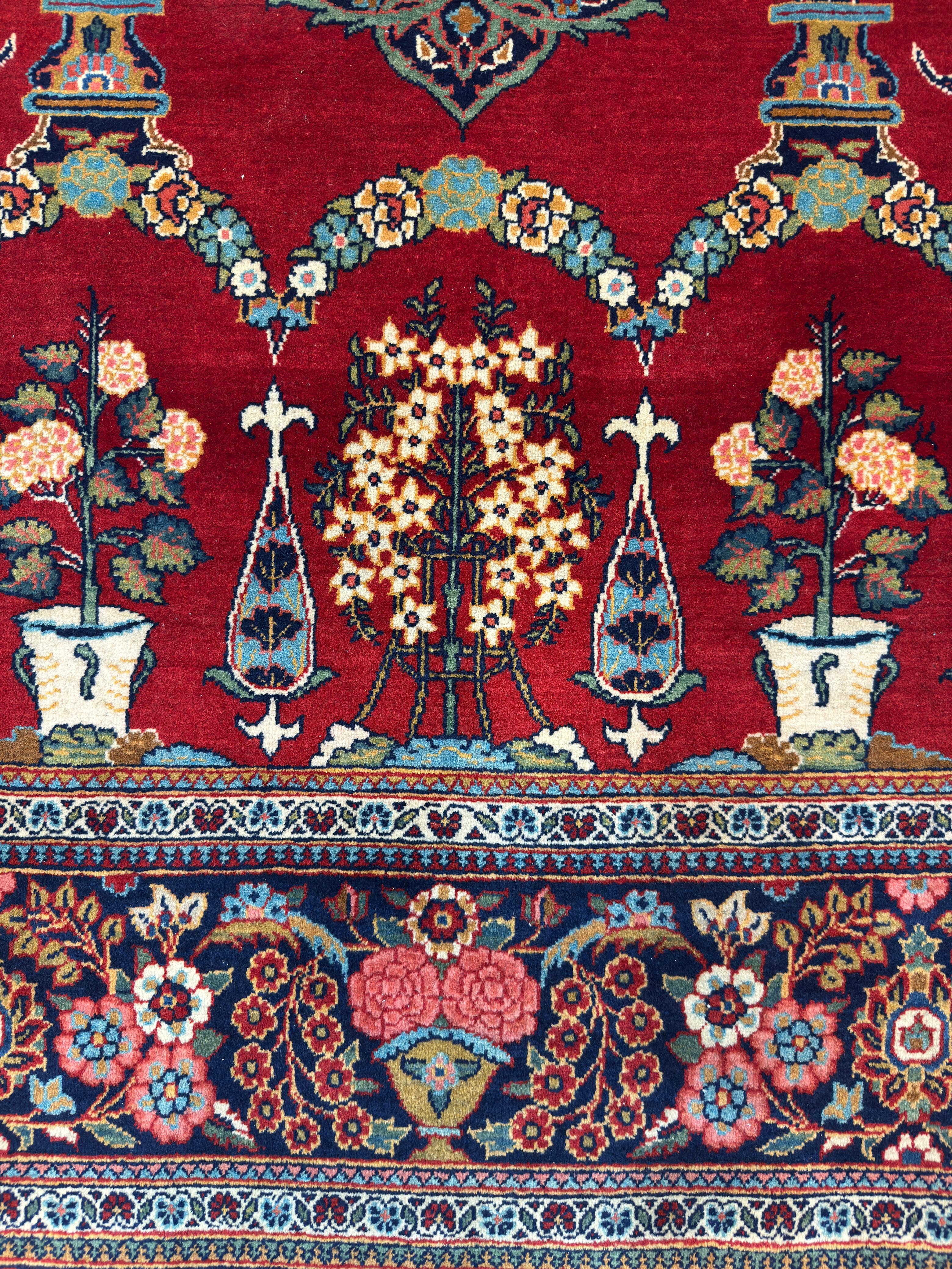 Kashan wool rug