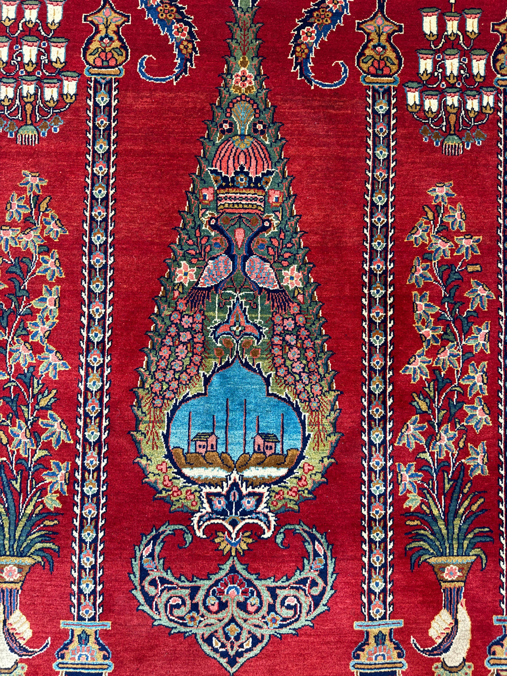 Kashan wool rug