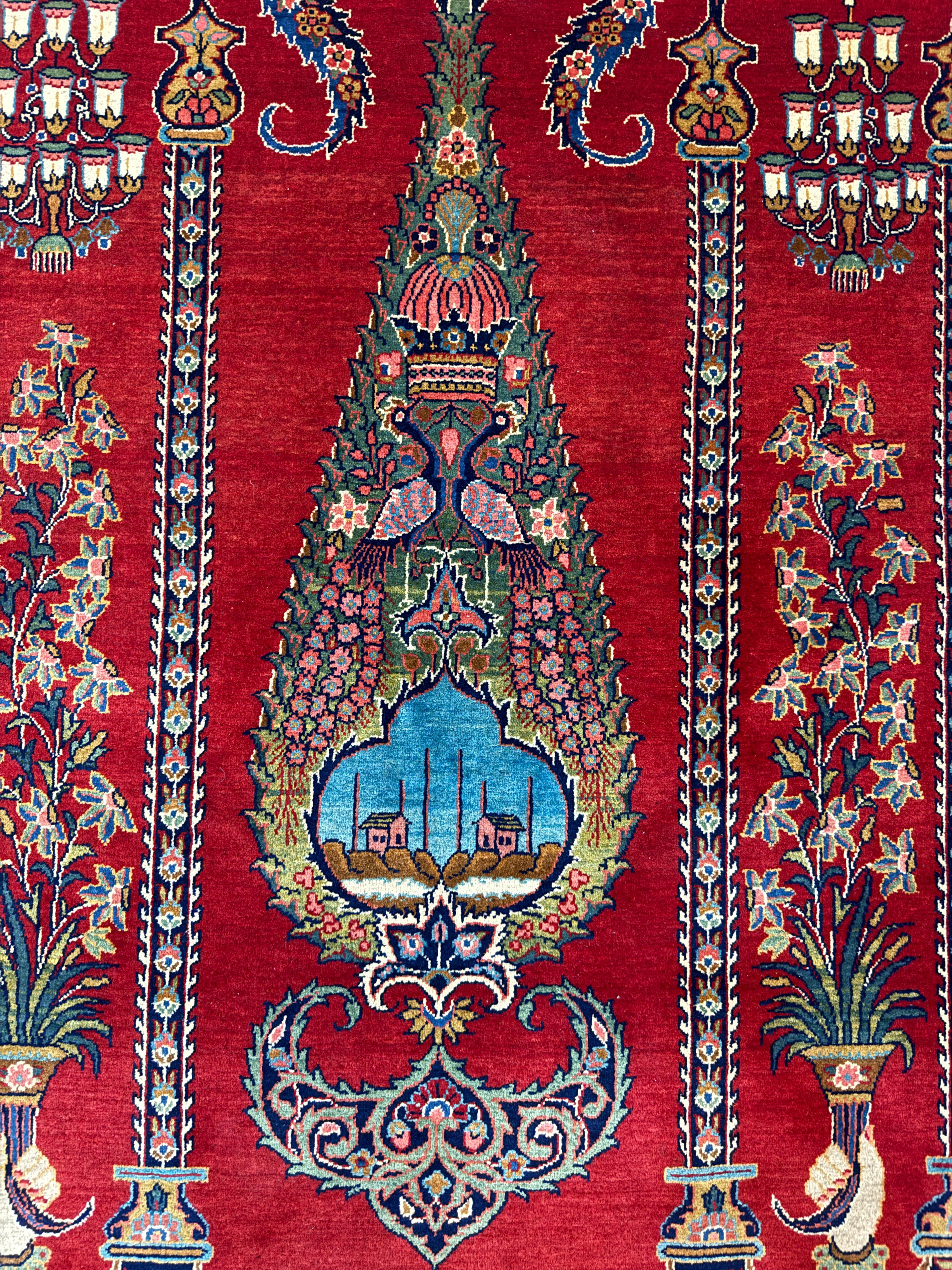 Kashan wool rug